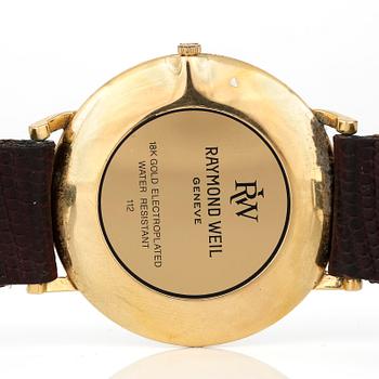 ARMBANDSUR, dam, Raymond Weil, "Othello", Schweiz.