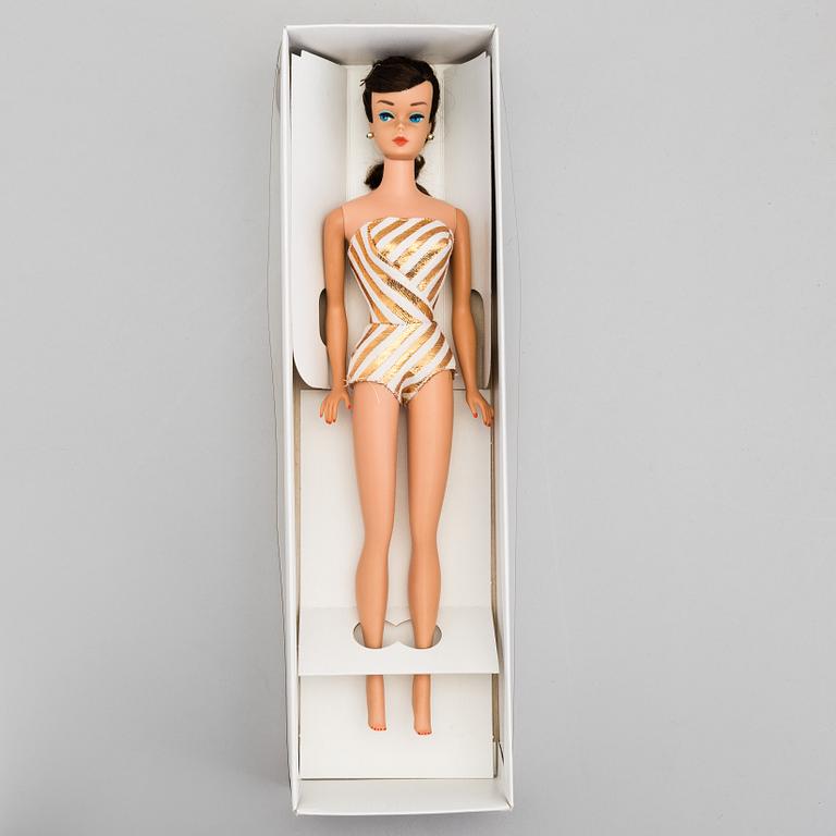 BARBIE OCH HENNES VÄNNER, 9 stycken dockor, Mattel, 1960/70-tal.