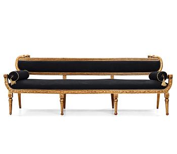 A Swedish sofa attributed to Johannes Andersson, (1763-1840), 1810/20's.