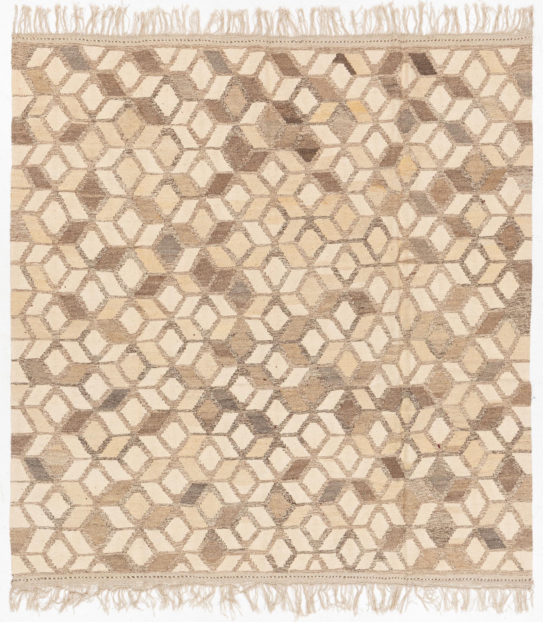 Rug, Kelim, c. 225 x 216 cm.