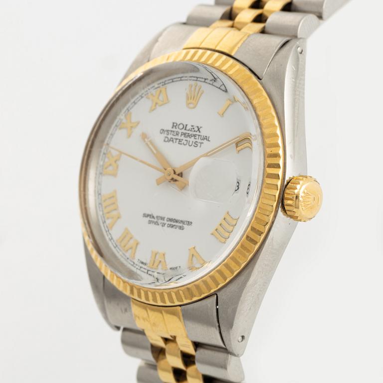 Rolex, Oyster Perpetual, Datejust, armbandsur, 36 mm.