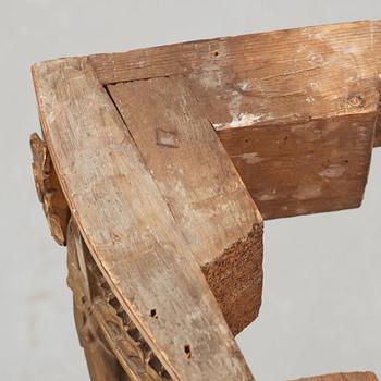 A Gustavian late 18th century console table.