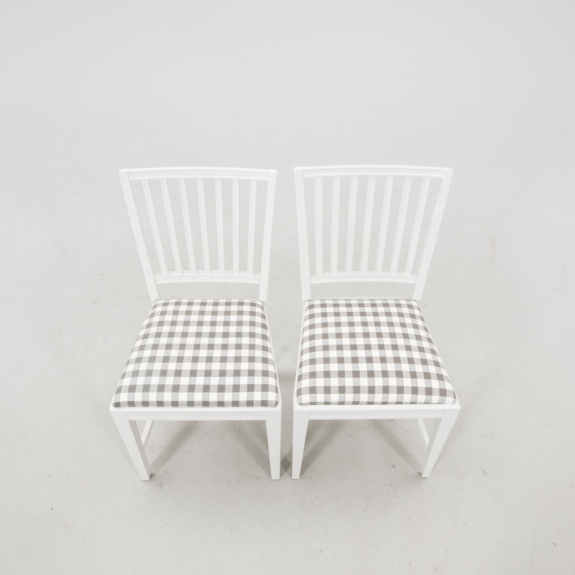 Chairs, 6 pieces "Leksand," late 20th century.
