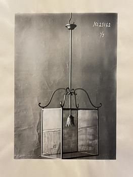 Erik Tidstrand, taklampa, modell "25162", Nordiska Kompaniet, Swedish Grace 1920-tal.