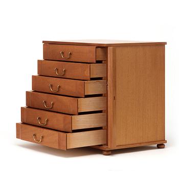 Josef Frank, a mahogany miniature chest of drawers, Svenskt Tenn,  model 2058.