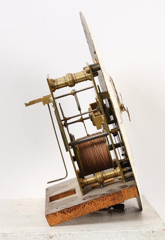 A rococo longcase clock by P. Ernst (watchmaker in Stockholm 1753-84).
