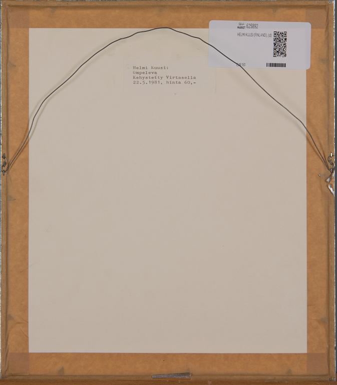 HELMI KUUSI, etsning, signerad, daterad 1976, och numrerad Tpl'a 2/25.