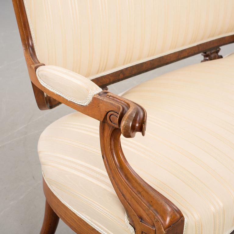 SOFFA, nyrenässans, 1800-tal.