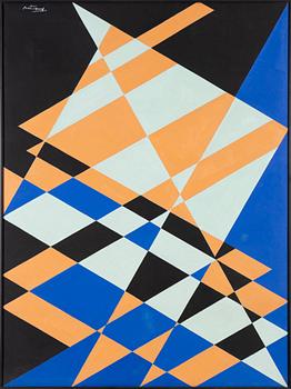 Bertil Öhlund, oil on canvas, signed, executed in 1956.