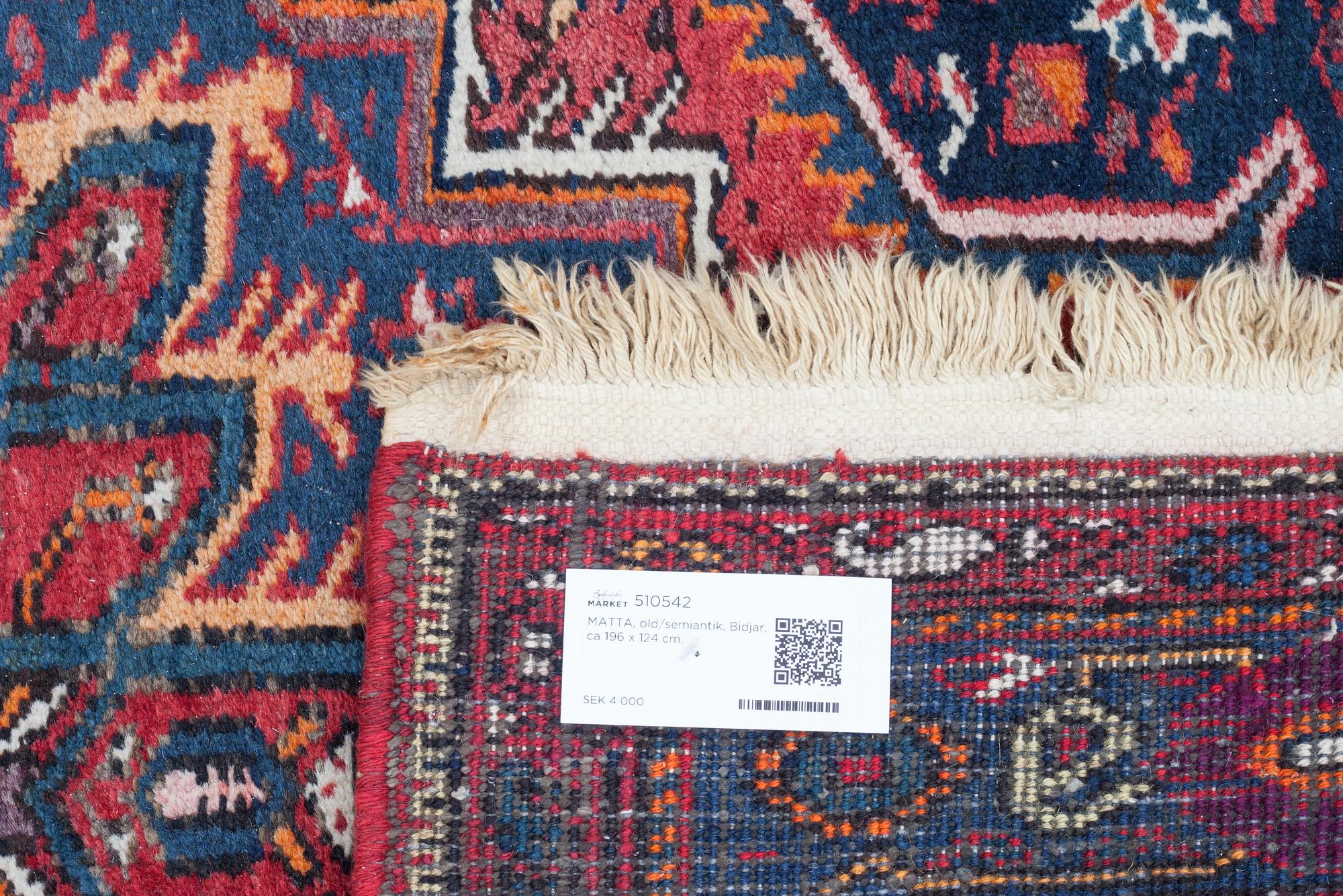 MATTA, old/semiantik, Bidjar, ca 196 x 124 cm.