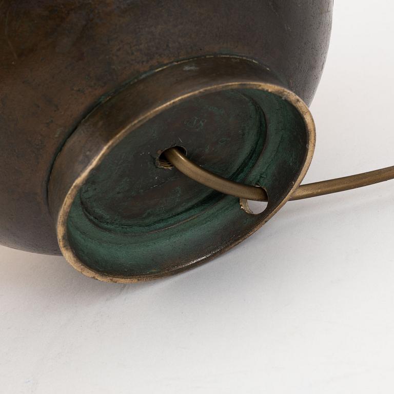 A bronze table lamp, Sweden, 1935.