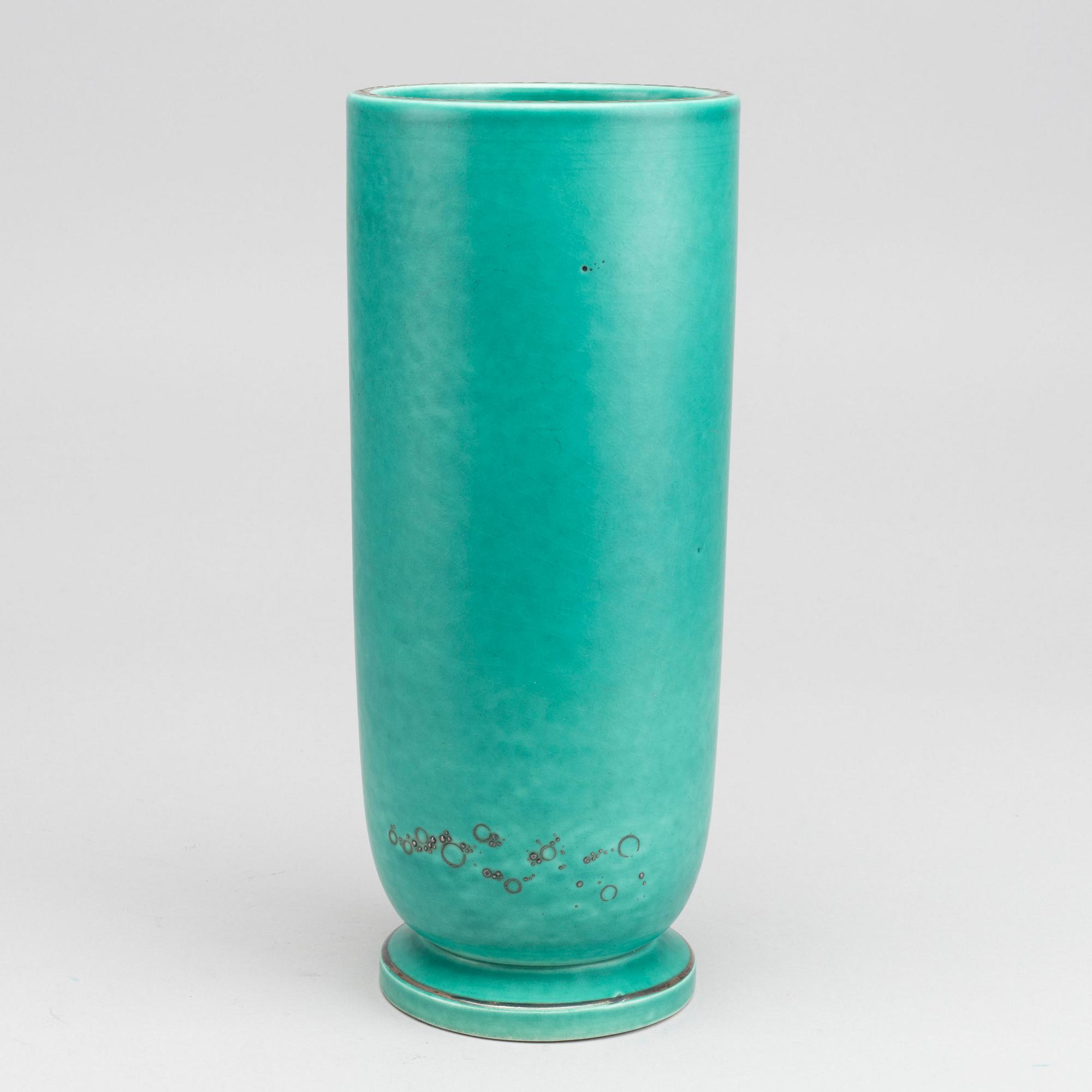 WILHELM KÅGE, vas "Argenta" Gustavsberg, stengods.