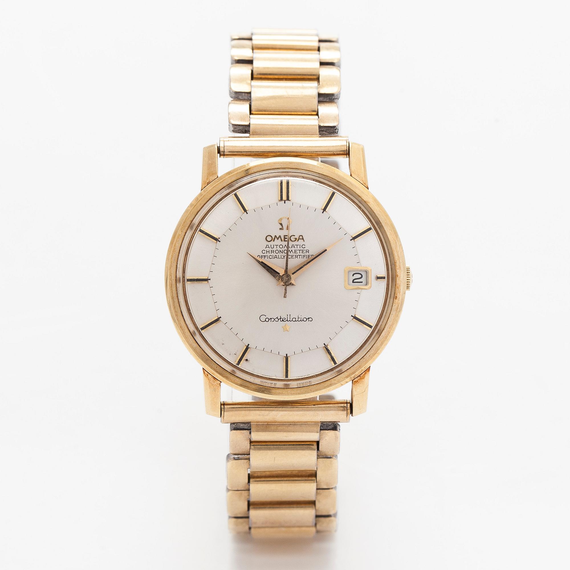 Omega, Constellation, "Pie-Pan", armbandsur, 31 mm.