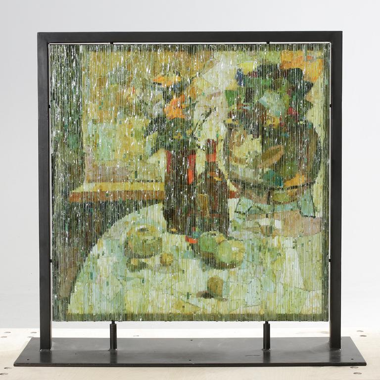 OKÄND KONSTNÄR, installation, glas, Signerad Alexander Kyleev.