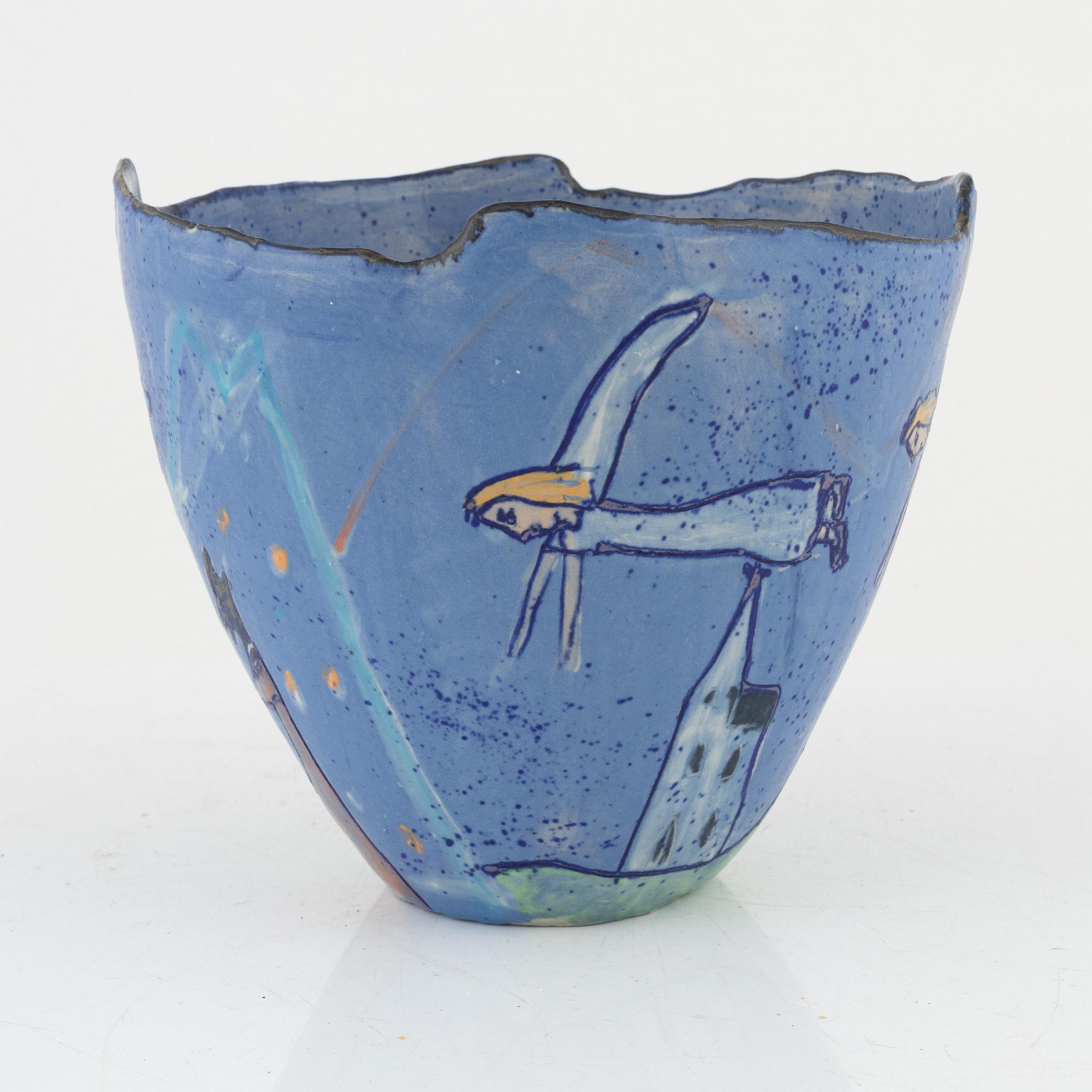 Kerstin Danielsson, vas, egen verkstad, Örby.