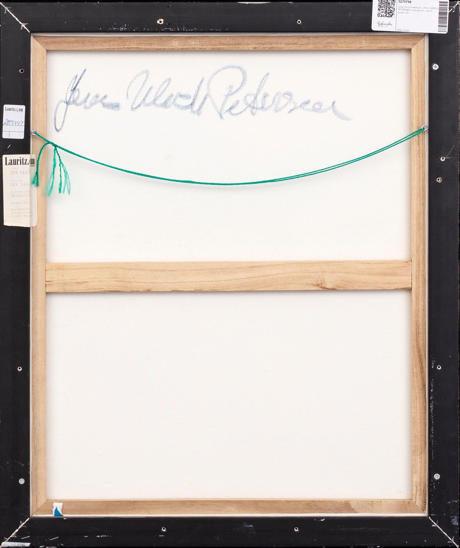 Jens Ulrich Petersen, oil on canvas signed.