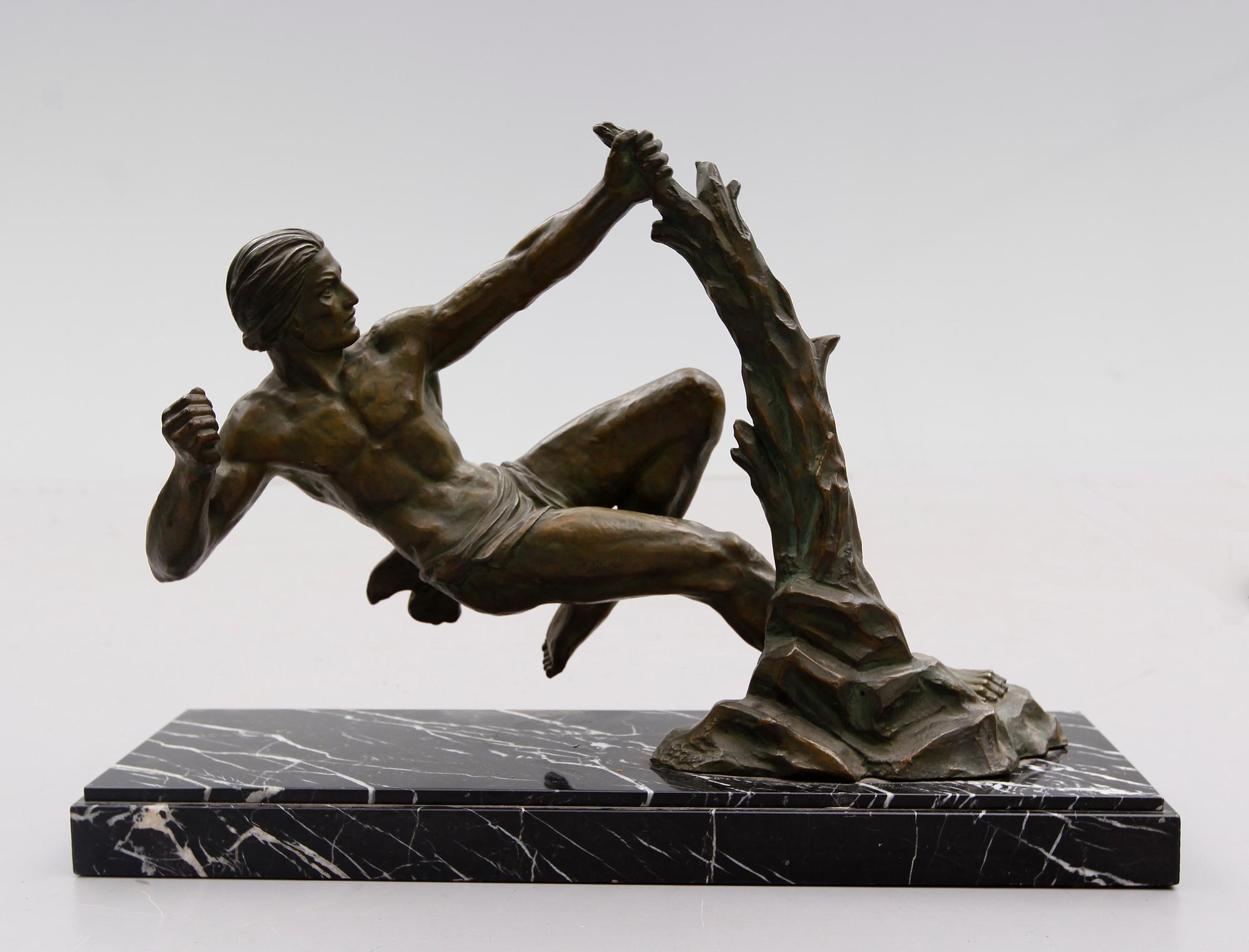 SKULPTUR, brons, 1930-/40-tal.