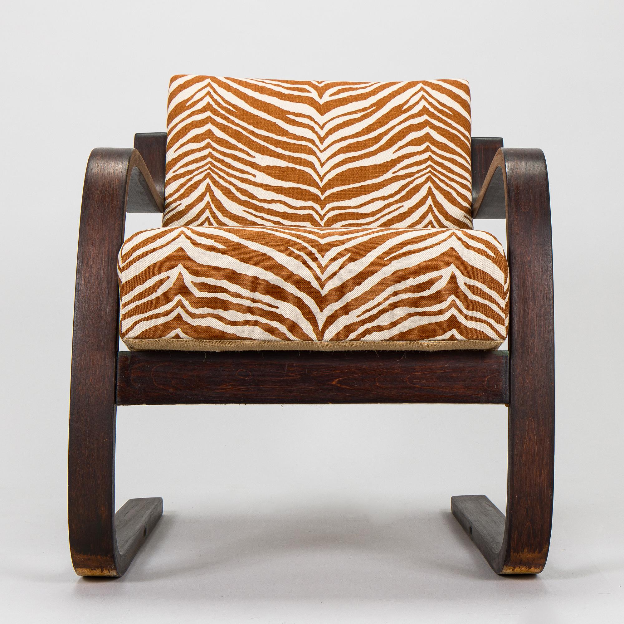 Alvar Aalto, A 1940/1950's '34' armchair for O.Y. Huonekalu- ja Rakennustyötehdas A.B.