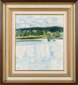 Axel Haartman, olja på pannå, signerad och daterad Ruovesi 1903.