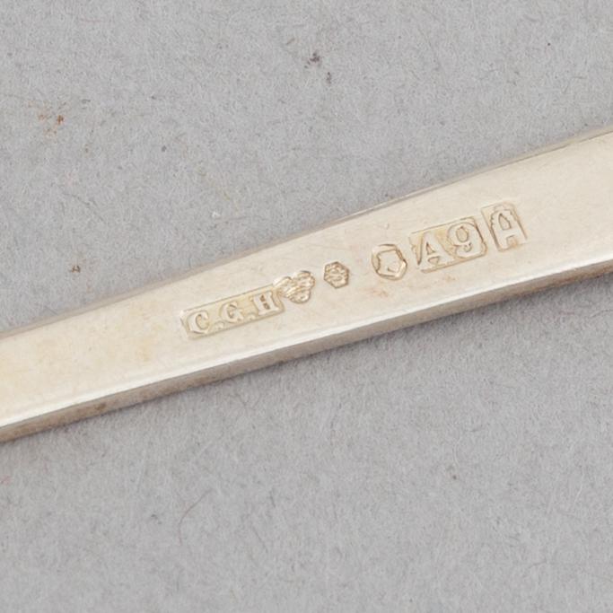 Cutlery, 27 pieces, silver, 18th-19th Century, mostly Sweden.