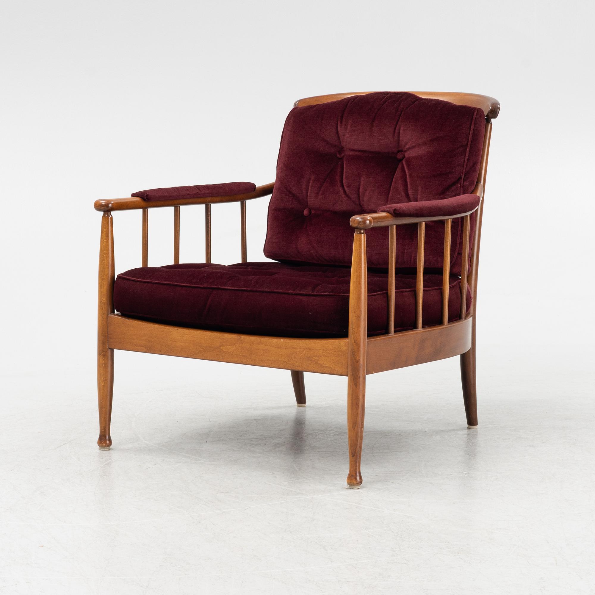 A 'Skrindan' easy chair by Kerstin Hörlin-Holmquist for OPE, 1960s.