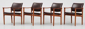 KONFERENSSET, 9 delar, teak, 1960-tal. Bröderna Anderssons industrier i Ekenässjön AB.