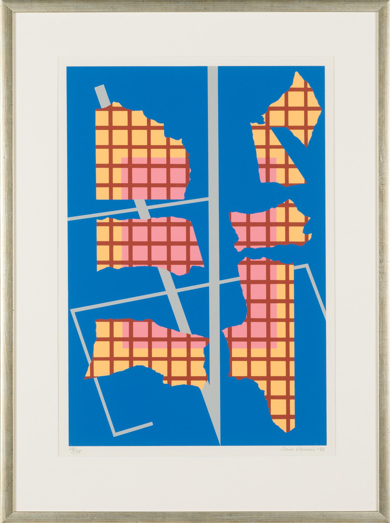 Sam Vanni, serigrafi, signerad och daterad-88. Numrerad 19/75. - Bukowskis
