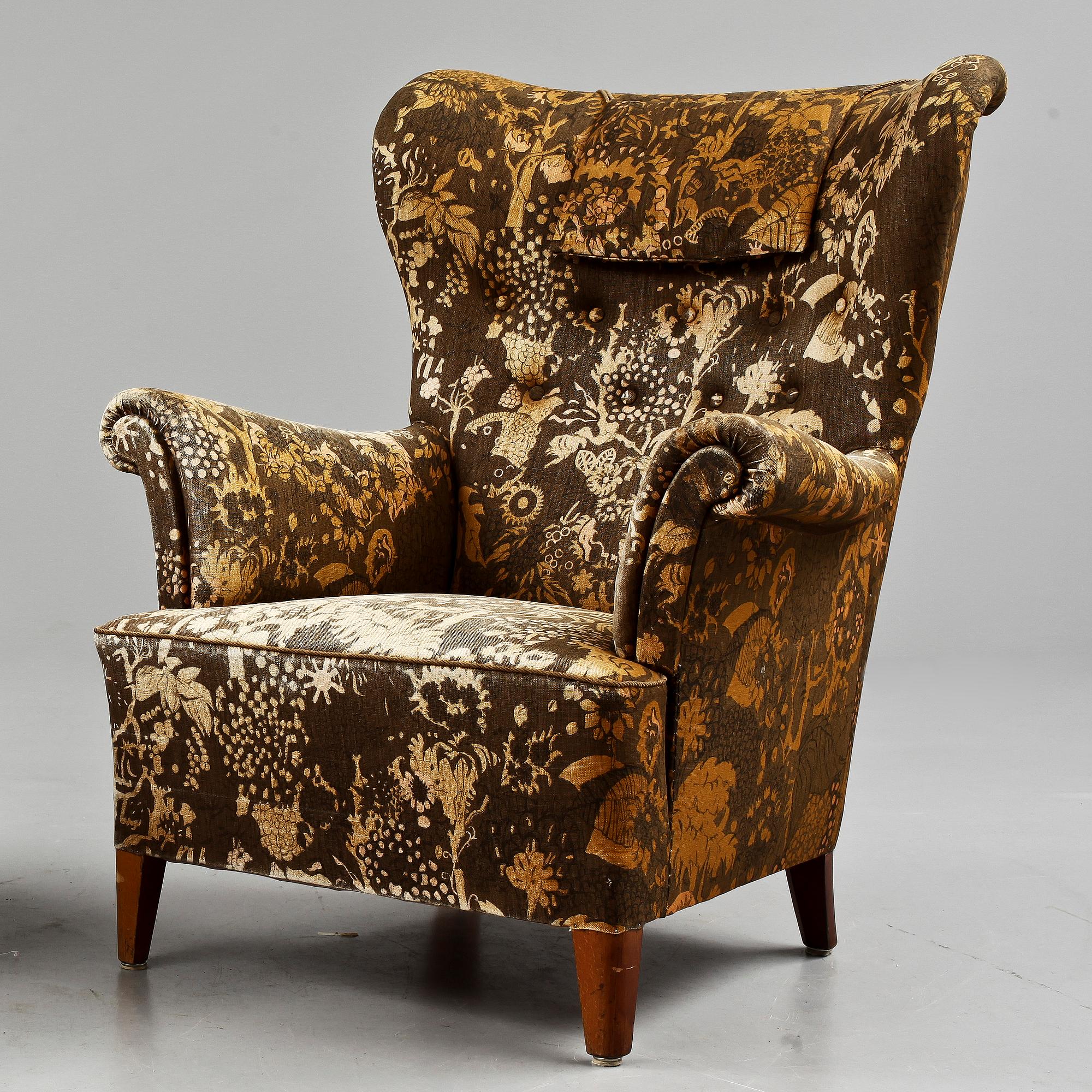 FÅTÖLJ, Carl Malmsten.