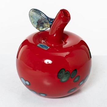 Oiva Toikka, äpple, glas, Nuutajärvi, Notsjö, Finland.