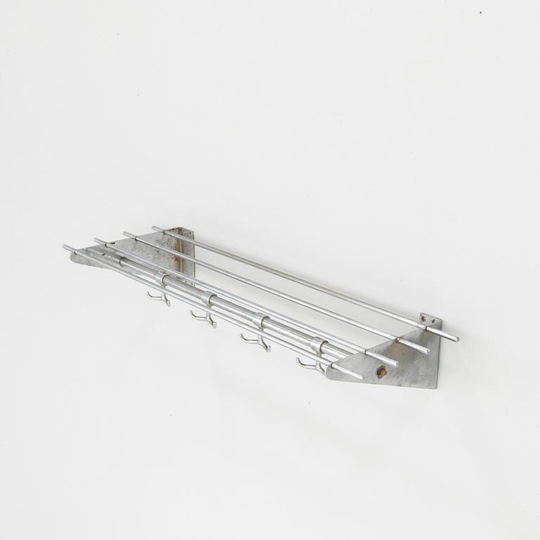 Mogens Mogensen, Hat rack, chrome-plated metal, second half of the 20th century for Albin Karlsson's Metal Factory, Eskilstuna.