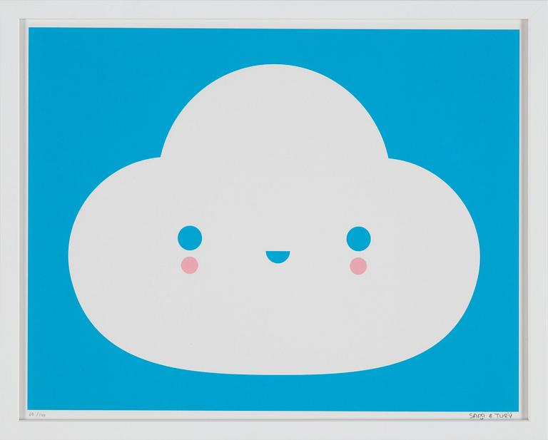 FRIENDS WITH YOU, offset, signed and numbered 64/100.