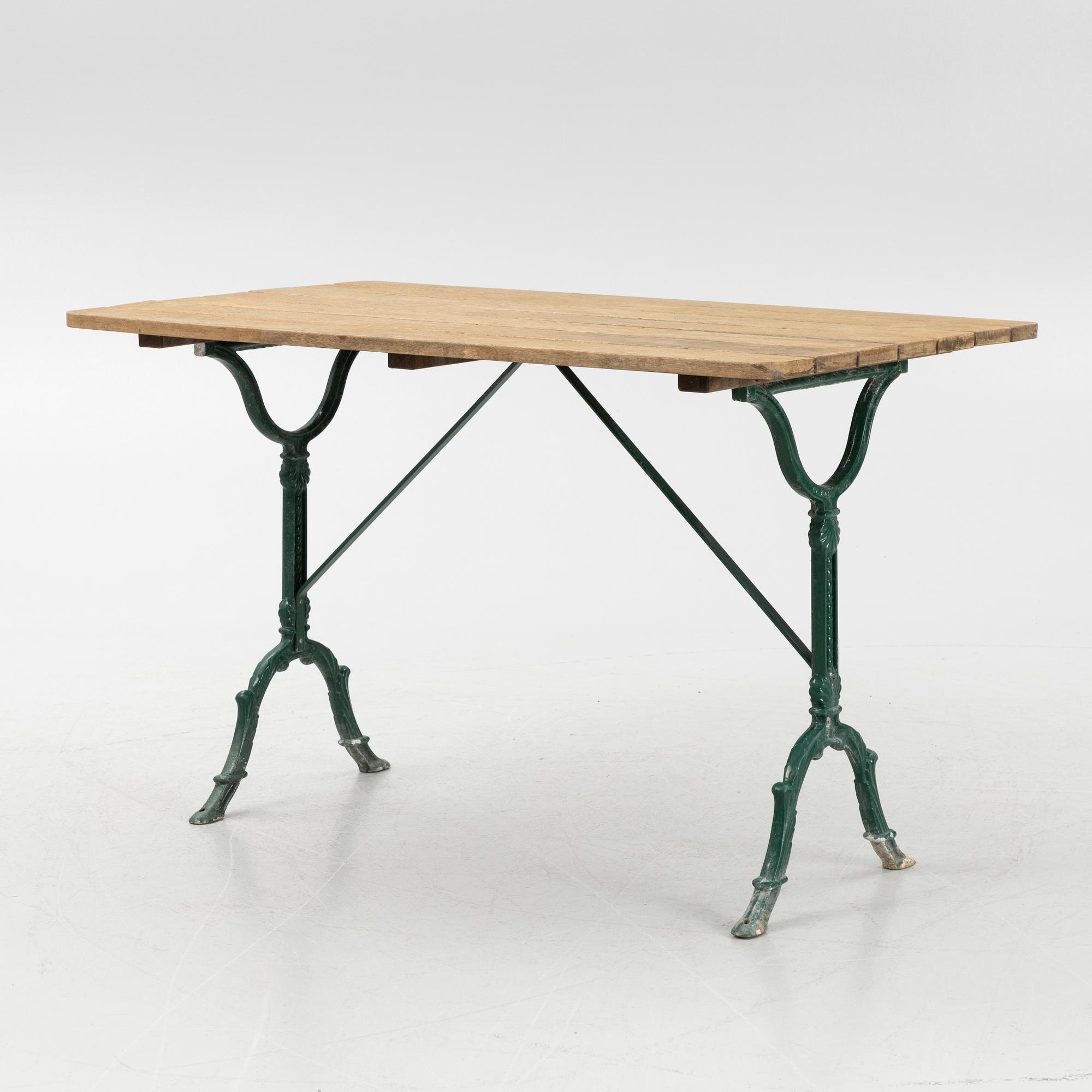 A garden set with table, sofas and chairs, Byarums Bruk, Sweden.