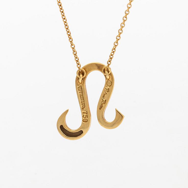 Tiffany & Co, Paloma Picasso, halsband, "Zodiac Leo", 18K guld.