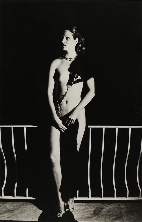 HELMUT NEWTON, "Capri at night", 1977, offsetlitografi, sign.