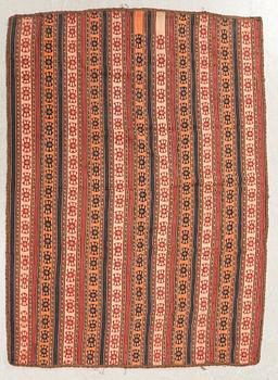 Afshar sofreh rug, antique, approx. 176x129 cm.