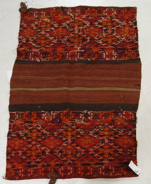 TYGSTYCKE, delvis Kelim. 125x92.