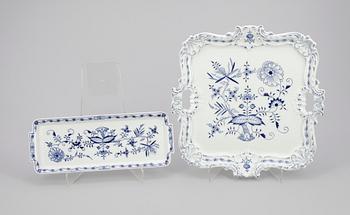 PARTI PORSLIN, 5 delar, Meissen, 1900-tal.