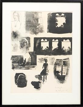 Ola Billgren, lithograph signed and dated 63.