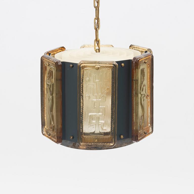 Einar Bäckström, ceiling lamp, mid-20th century.