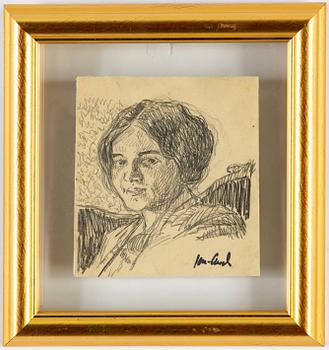 JOHN JON-AND, pencil on paper. Signed with stamp.