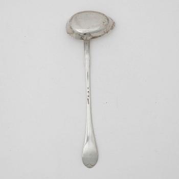 Gustaviansk, Johan Petter Tengman, soppslev, silver, Stockholm 1804.