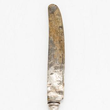 Shell motif silver cutlery, 45 pcs, majority from 1864-66, the rest from the 1925, Vaasa and Kokkola, Finland.