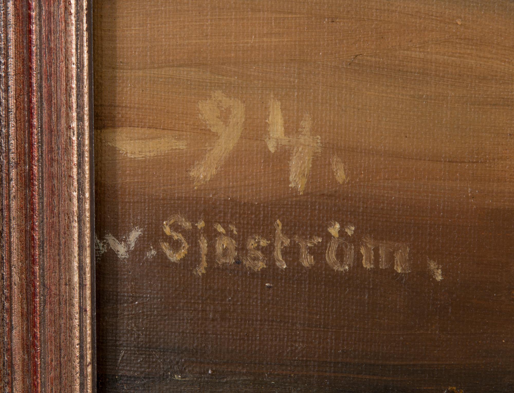 Wilho Sjöström, oil on canvas, signed and dated-94.