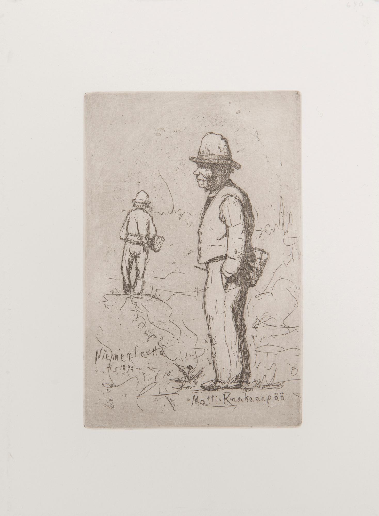 Hugo Simberg, "Matti Kankaanpää".