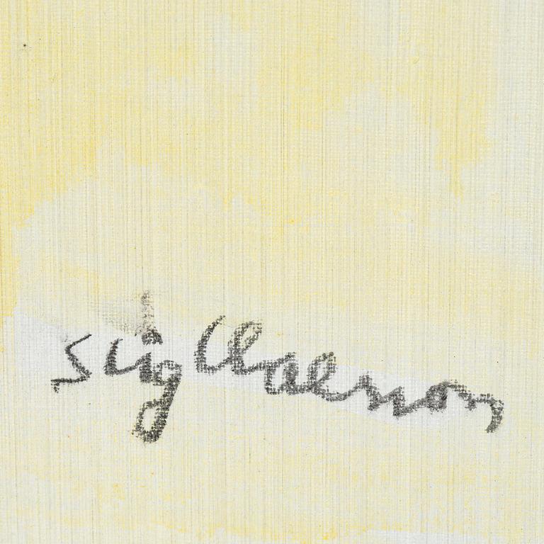 Stig Claesson, oil on canvas, signed.