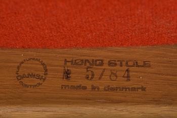 STOLAR, 4 st, Höng stolefabrik, Danmark, 1900-talets andra hälft.