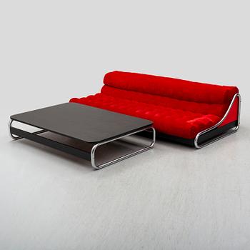 An 'Impala' sofa and table by Gillis Lundgren, IKEA, late 20th Century.