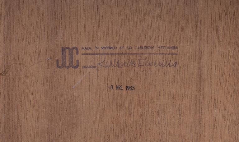 SOFFBORD, Karl-Erik Ekselius för JOC, Vetlanda, 1965.