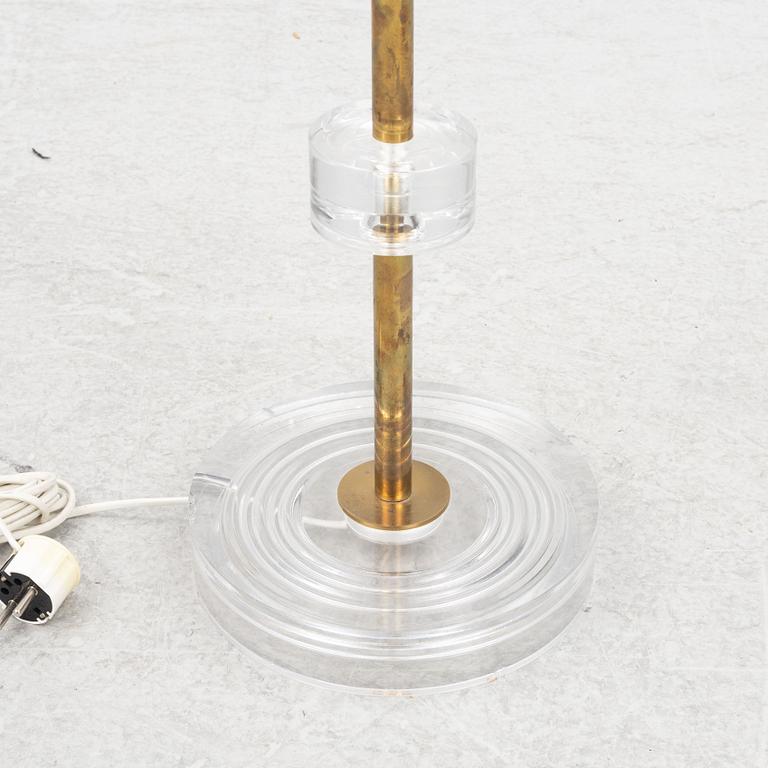 Carl Fagerlund, golvlampa, Orrefors 1960-tal.