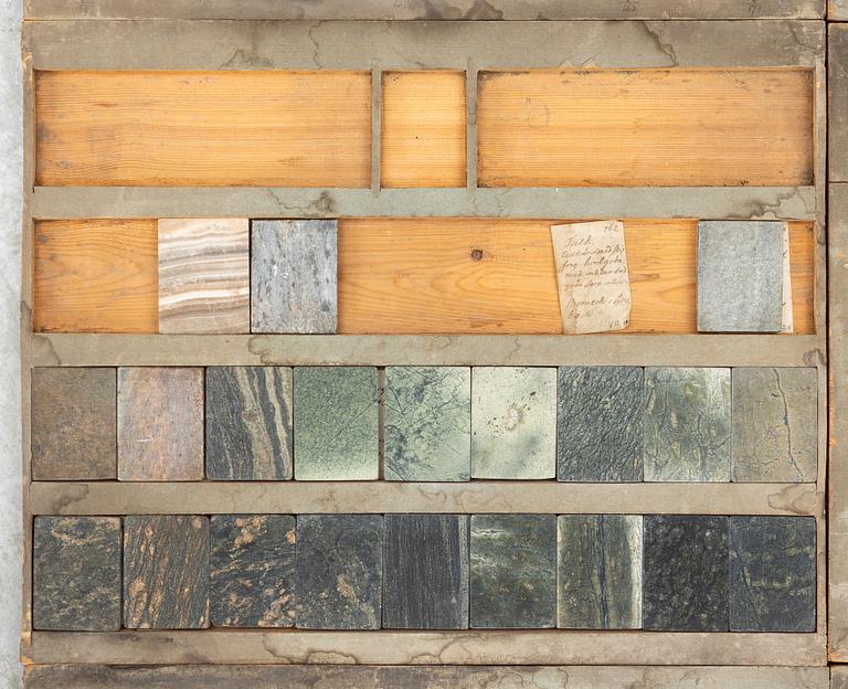 Stensamling, ca 263 delar, omkring år 1800.